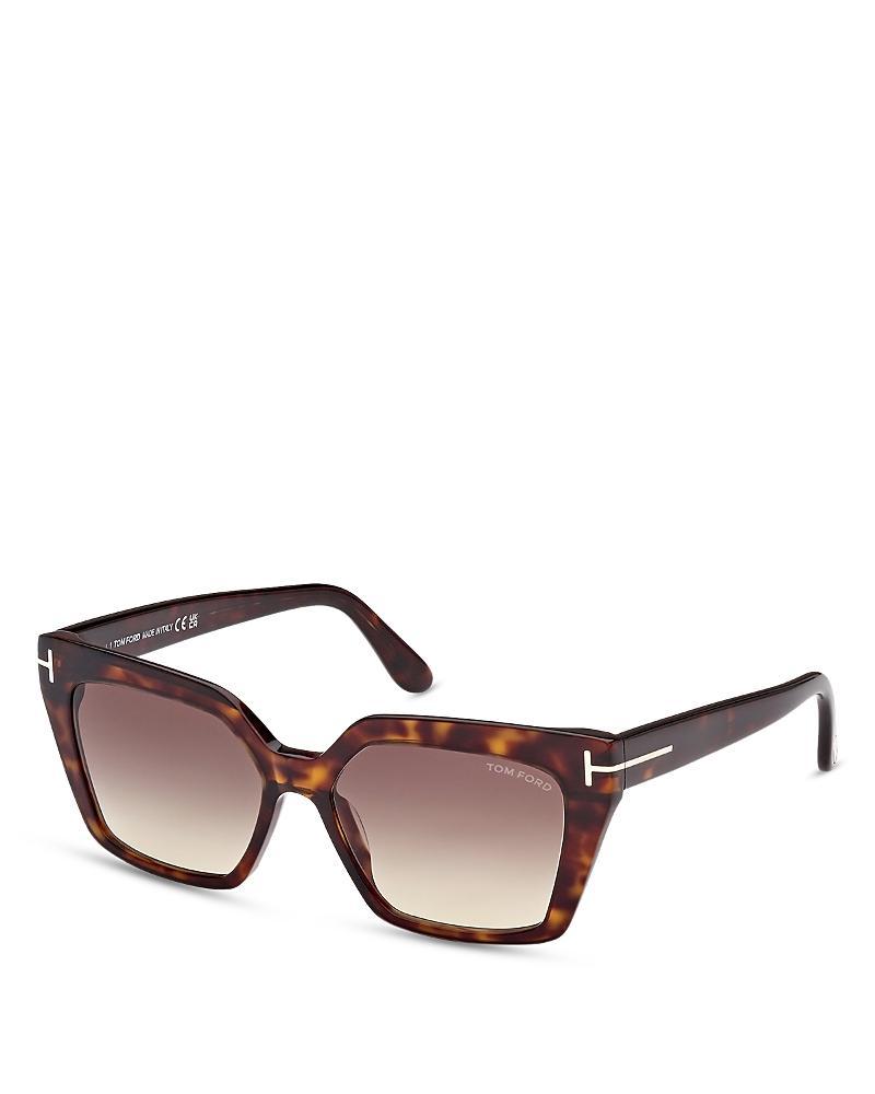 TOM FORD Winona 53mm Gradient Cat Eye Sunglasses Product Image