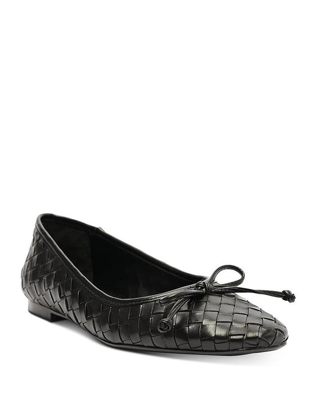 Womens Arissa Metallic Leather Flats Product Image