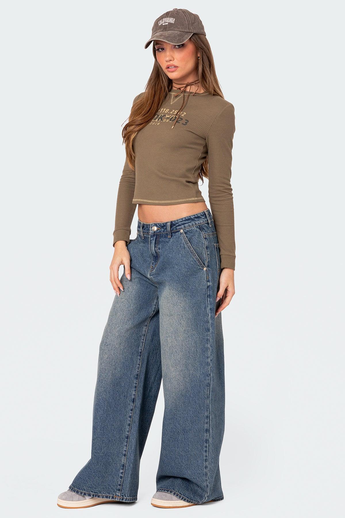 Super Baggy Wide Leg Jeans Product Image