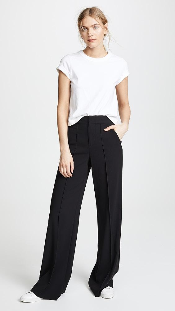 alice + olivia Dylan High Waisted Leg Pants | Shopbop Product Image