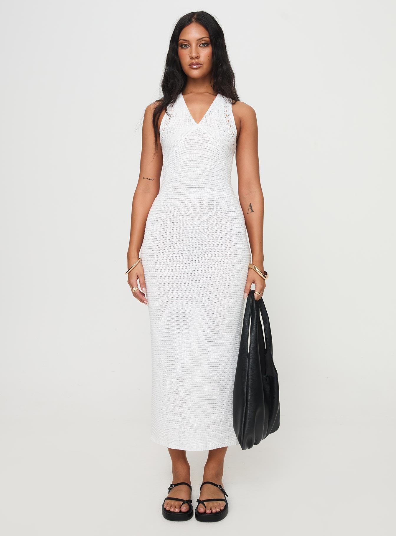 Nyman Maxi Dress White Product Image