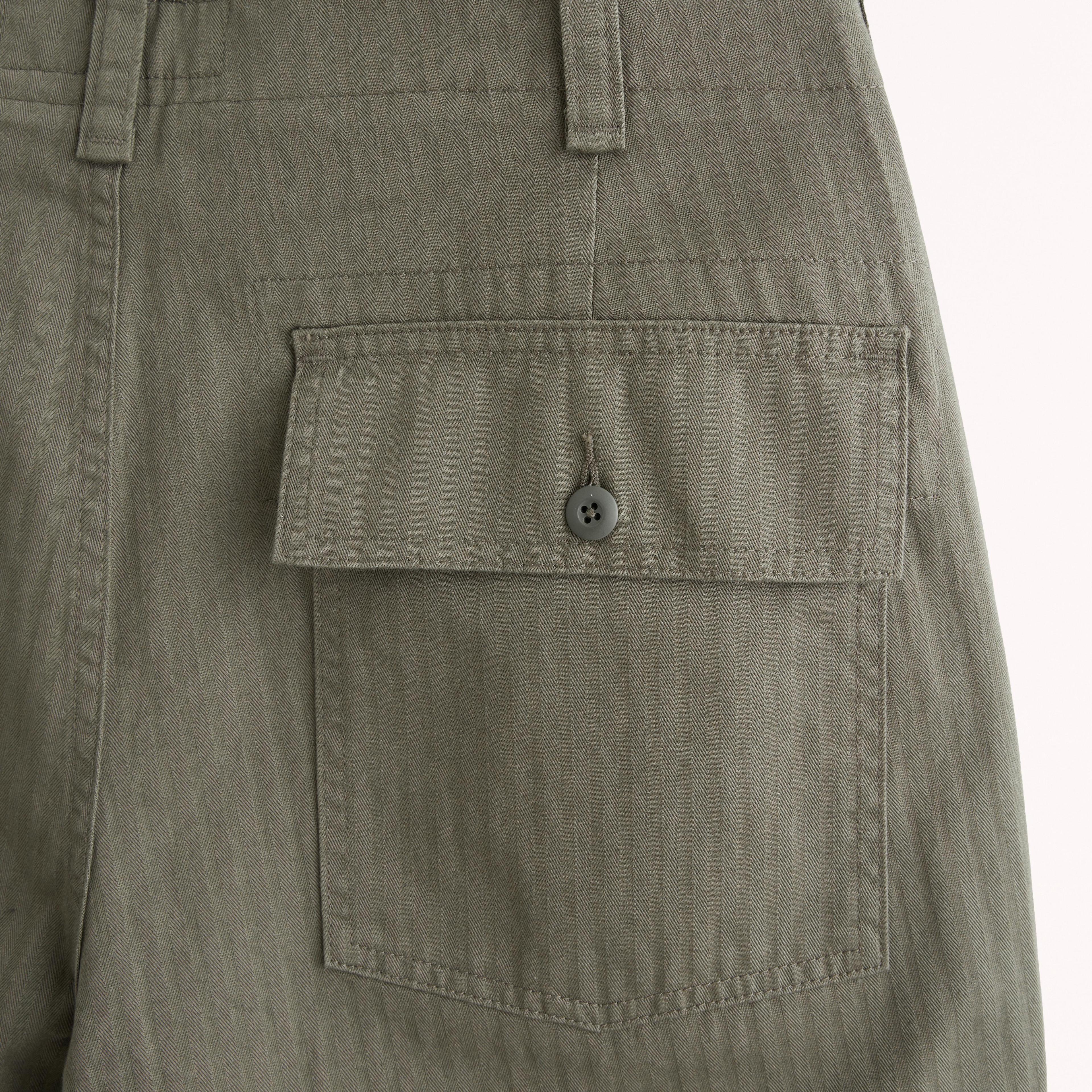 Fixed Waist Herringbone Pant Product Image