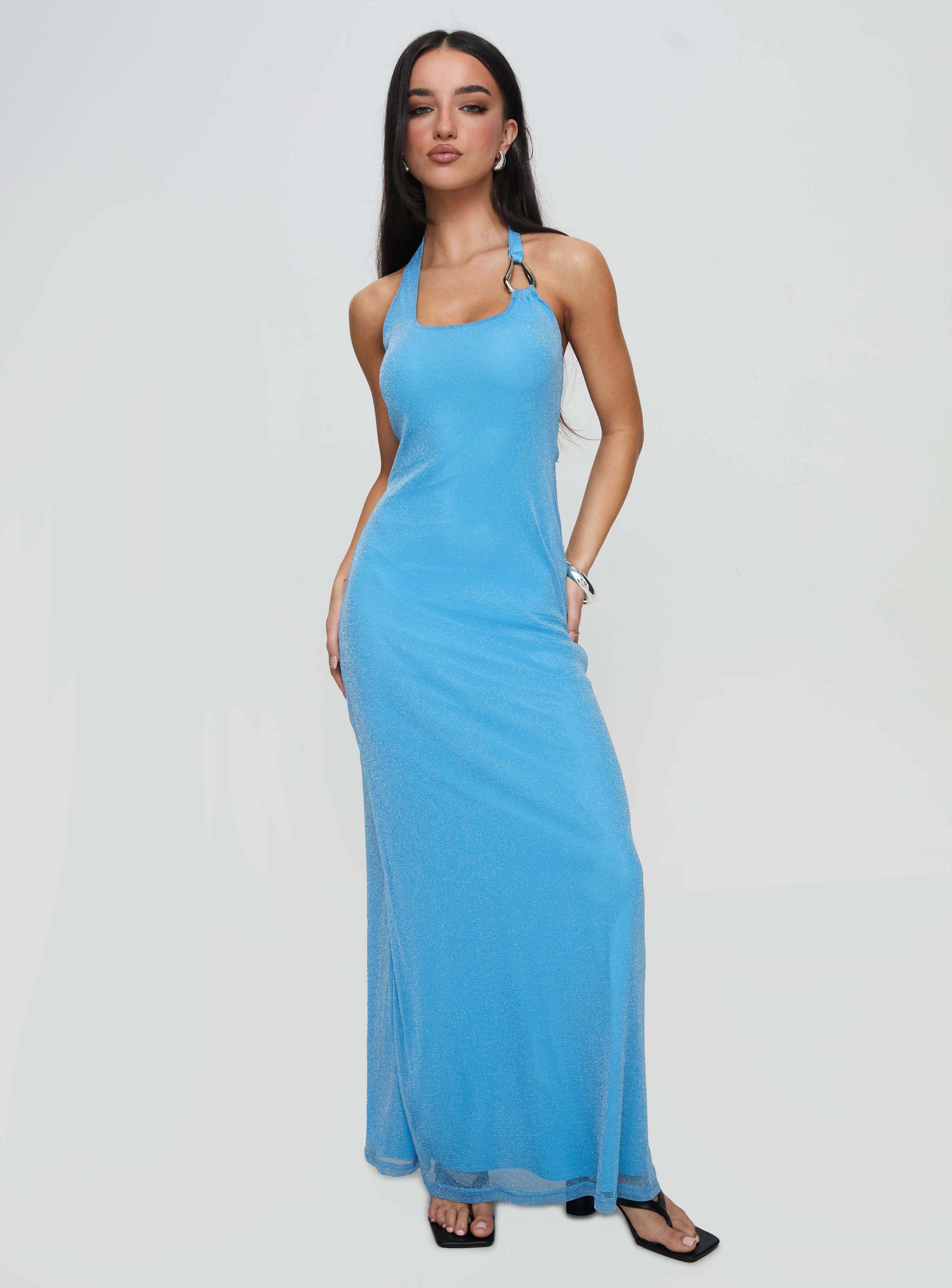 Merielle Maxi Dress Blue Product Image