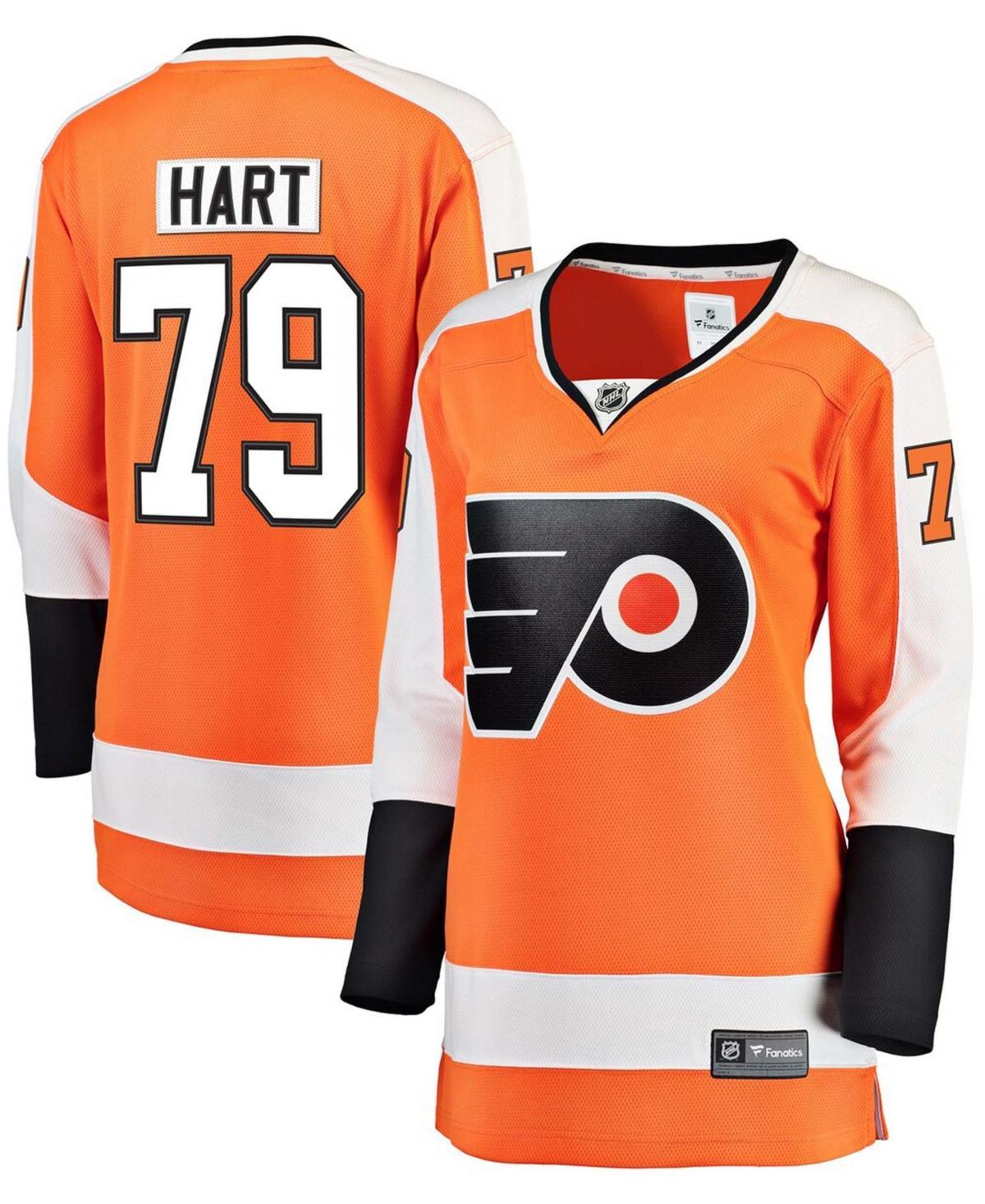 Womens Carter Hart Philadelphia Flyers Orange Home Premier Breakaway Player Jersey - Orange Product Image