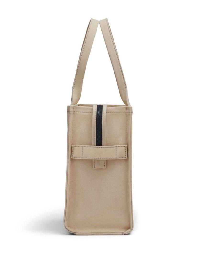 MARC JACOBS The Tote Bag Canvas Shoulder Bag In Neutrals Product Image