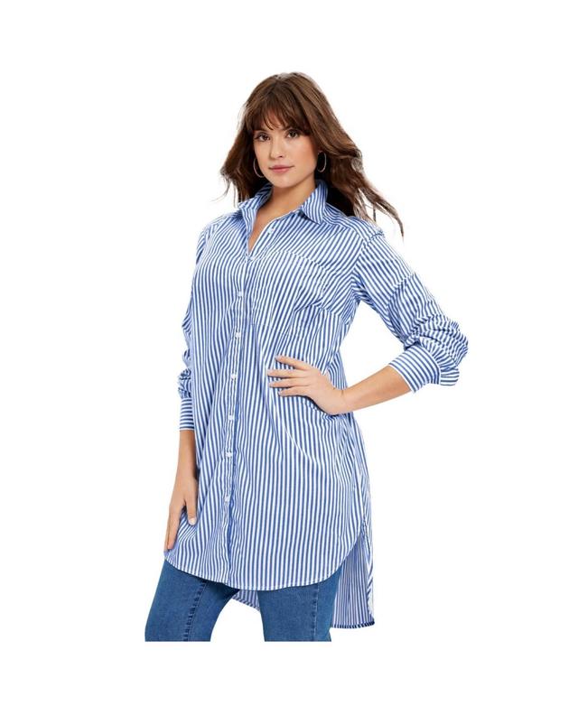 June + Vie Womens June + Vie Poplin La Vie Max Tunic Product Image