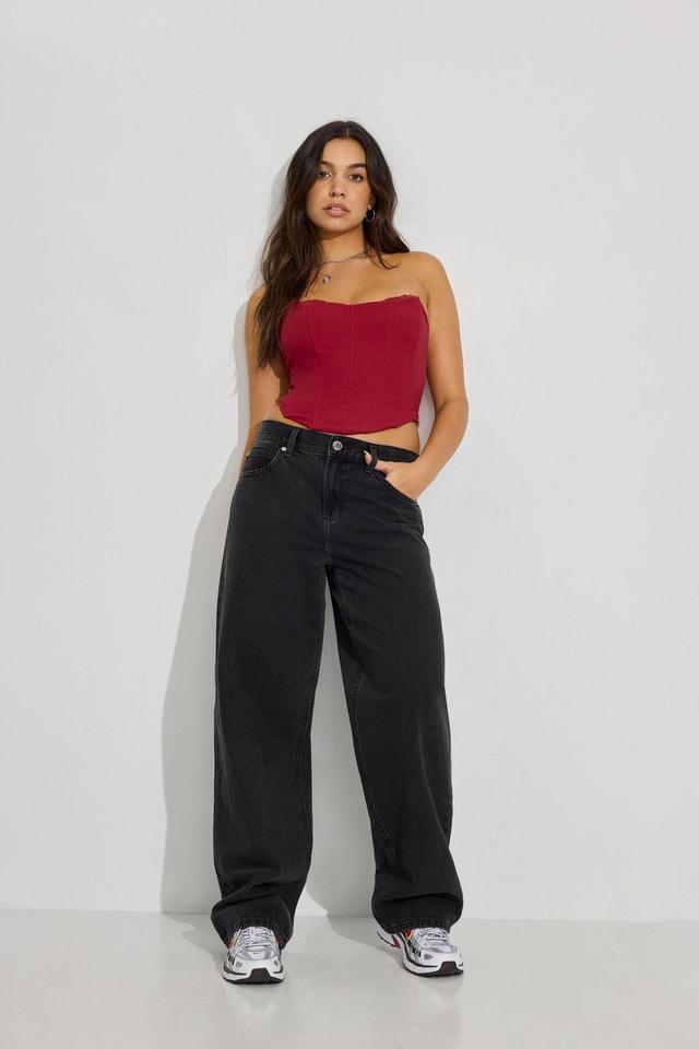 Low Rise Baggy Jeans Product Image