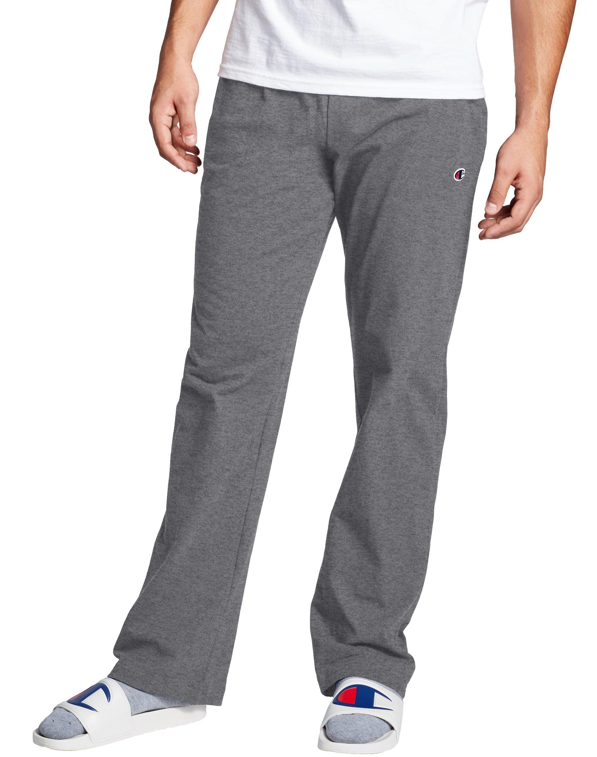 Mens Champion Cotton Jersey Pants Granite Grey Product Image