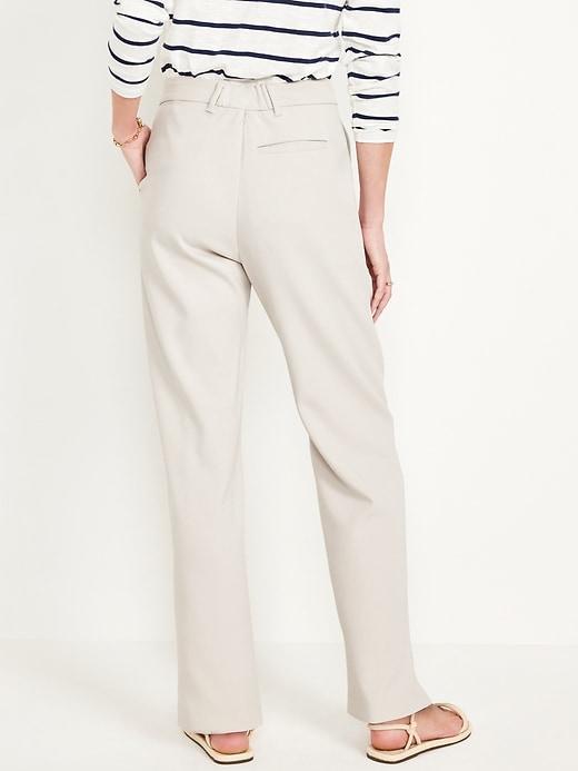 Extra High-Waisted Taylor Trouser Straight Pants Product Image