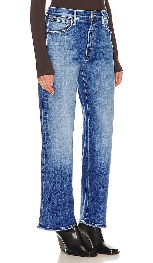 Mother The Dodger High Rise Ankle Wide Leg Jeans in Work Hard Play Hard Product Image