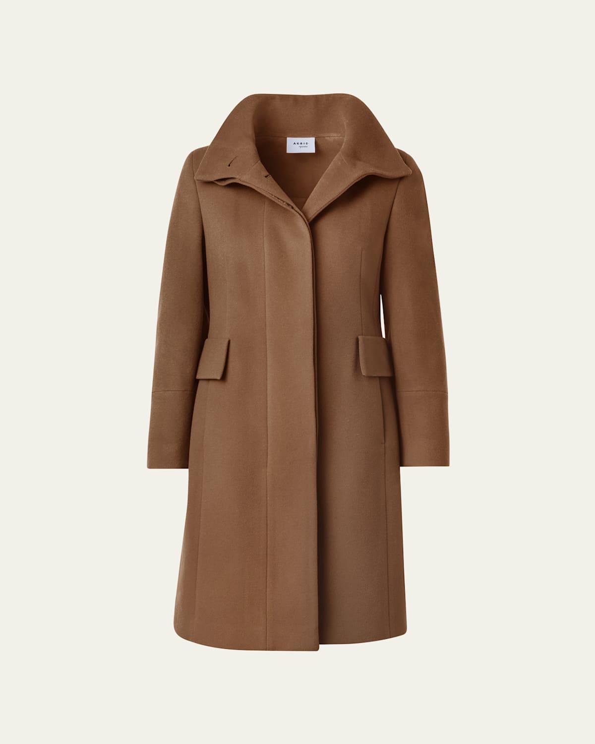 Duffle Knee-Length Wool Coat Product Image