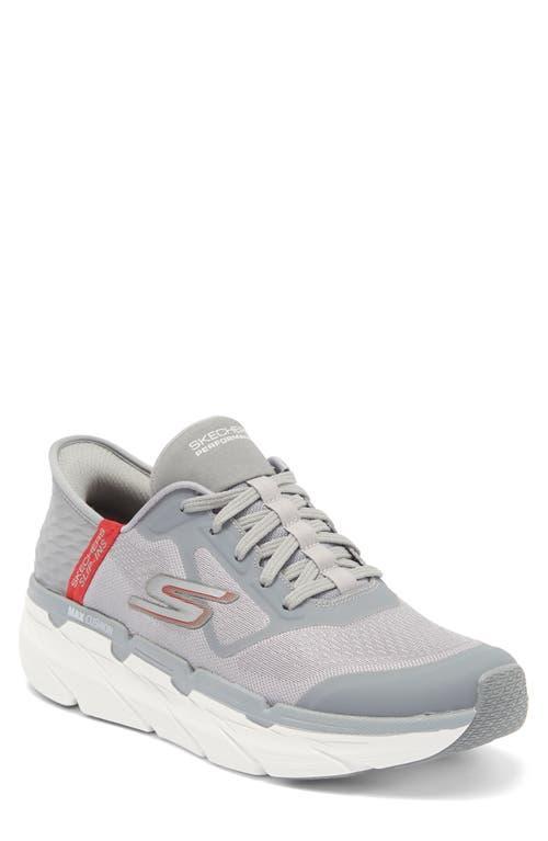 Skechers Mens Max Cushioning Premier Running and Walking Sneakers from Finish Line - Grey Product Image