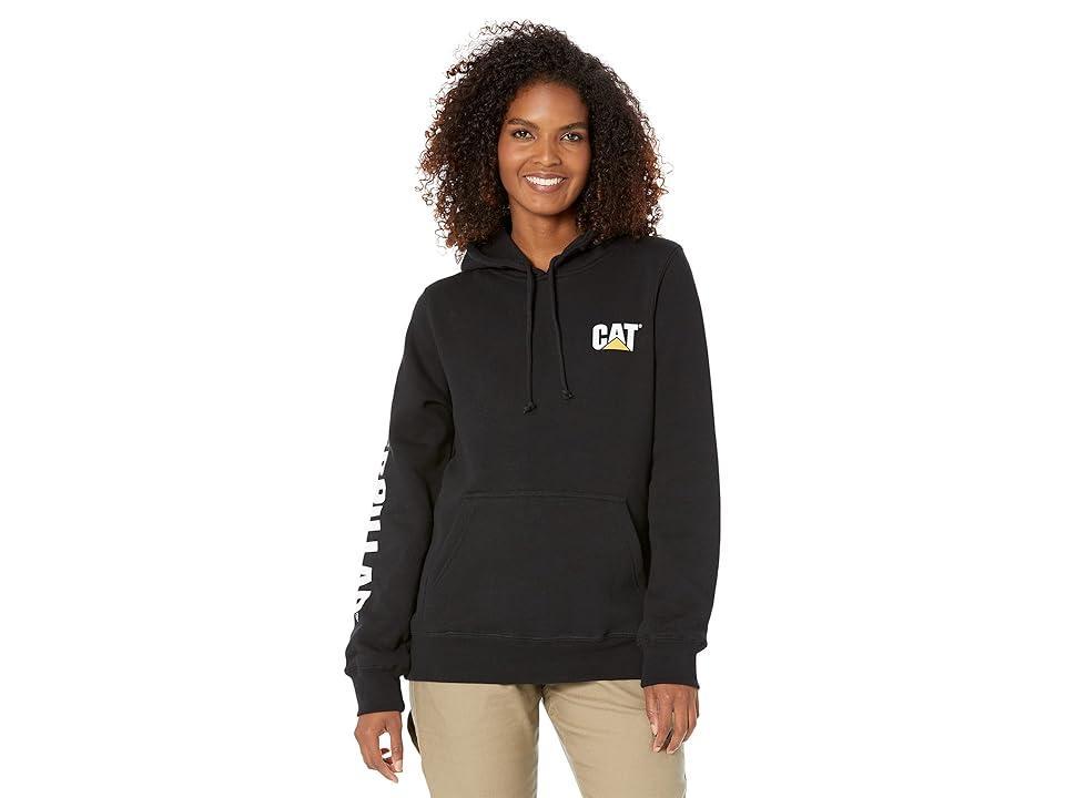 Caterpillar Trademark Banner Pullover Hoodie 2) Women's Clothing Product Image