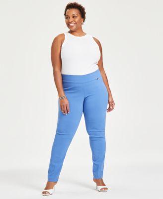 Plus Size Bengaline Skinny Pants, Created for Macy's Product Image