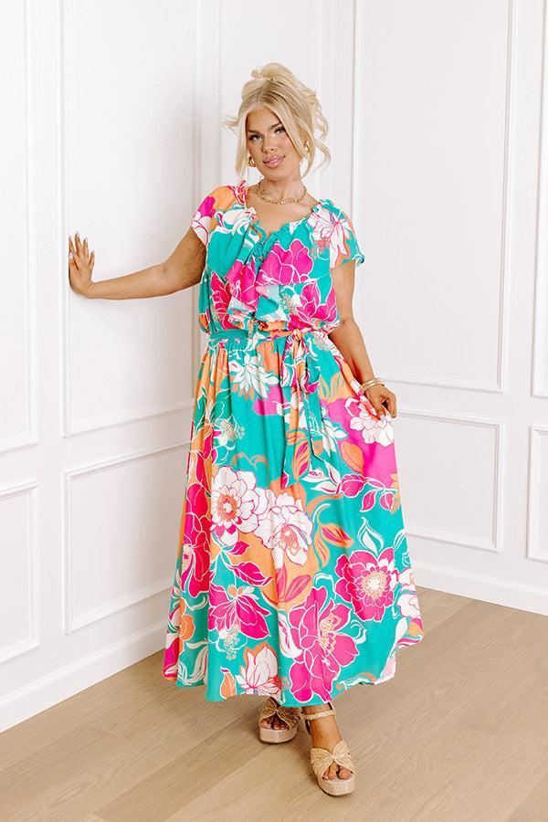 Dreamy And Darling Floral Midi Curves Product Image