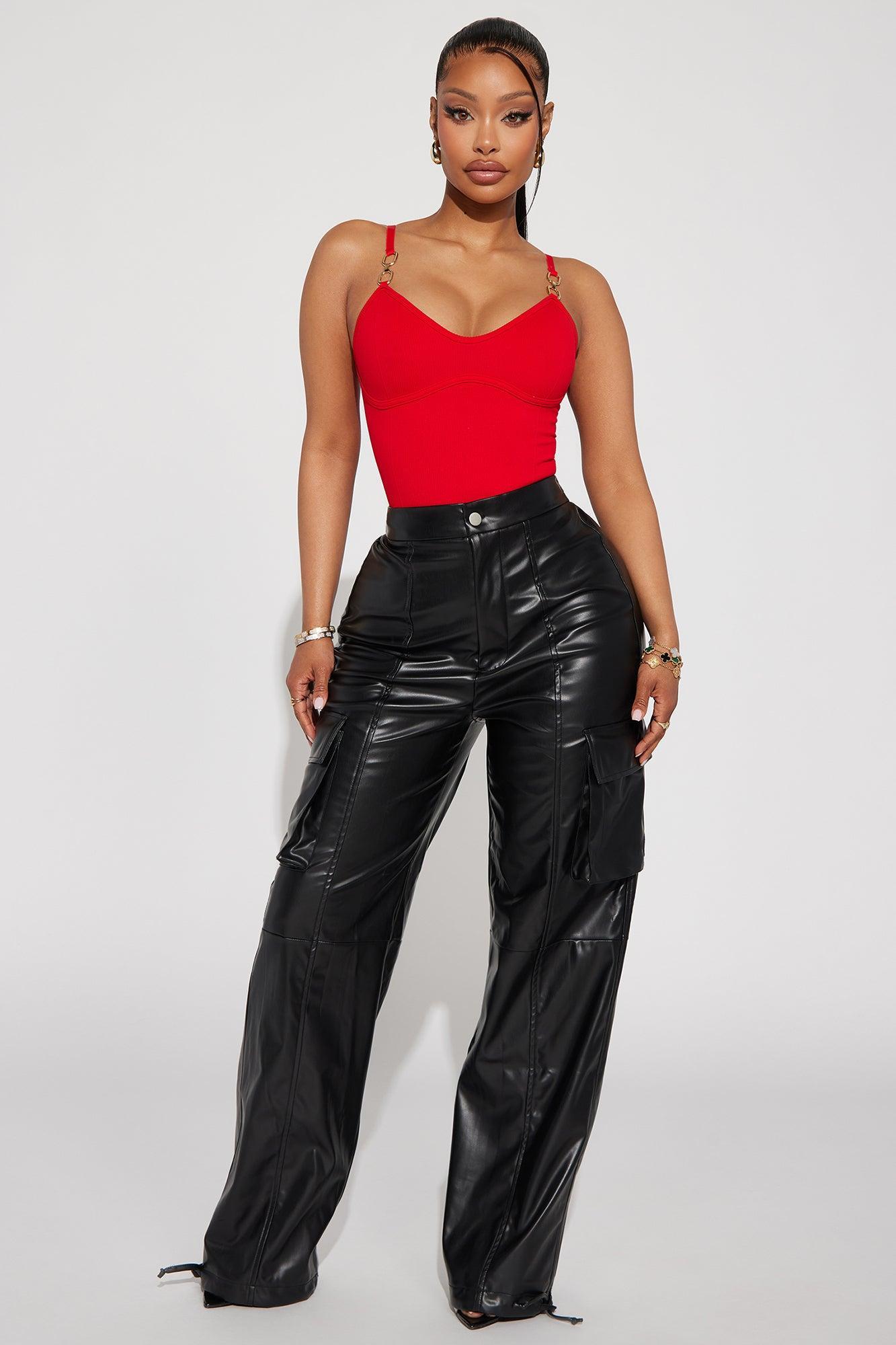 More Than You Can Handle Chain Top - Red Product Image