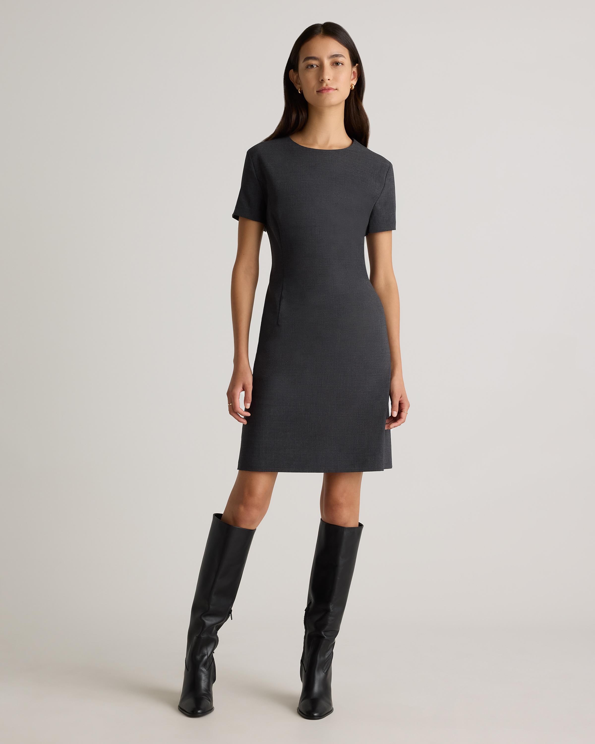 Italian Wool Short Sleeve Dress product image