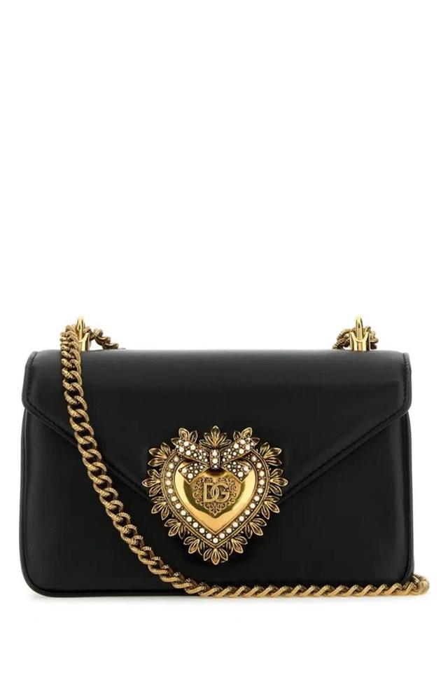 Black Nappa Leather Devotion Shoulder Bag Product Image