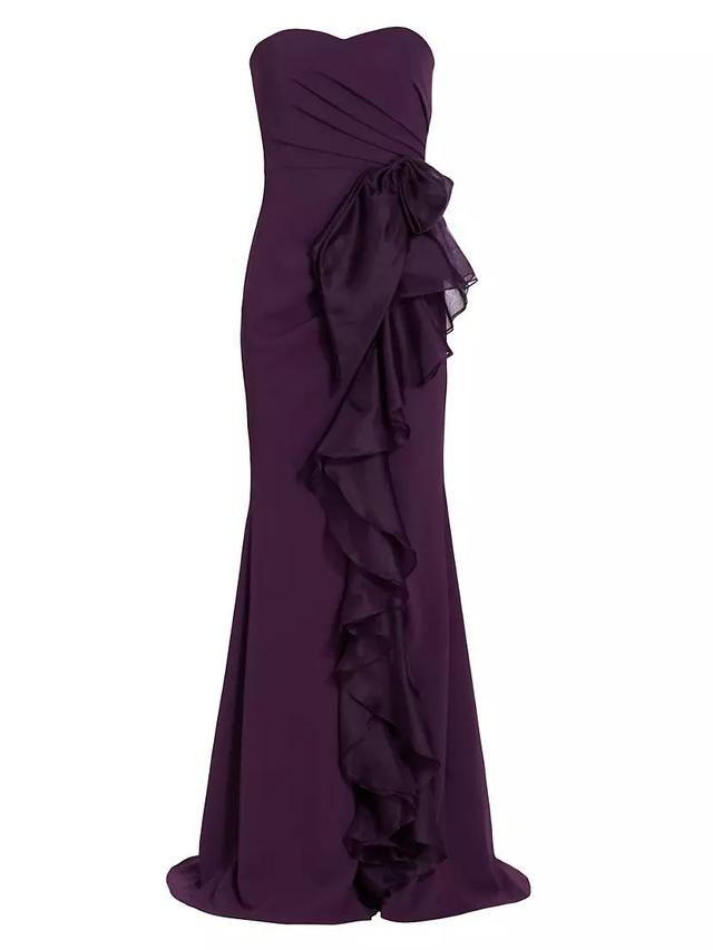 Ruffle Floor-Length Gown Product Image