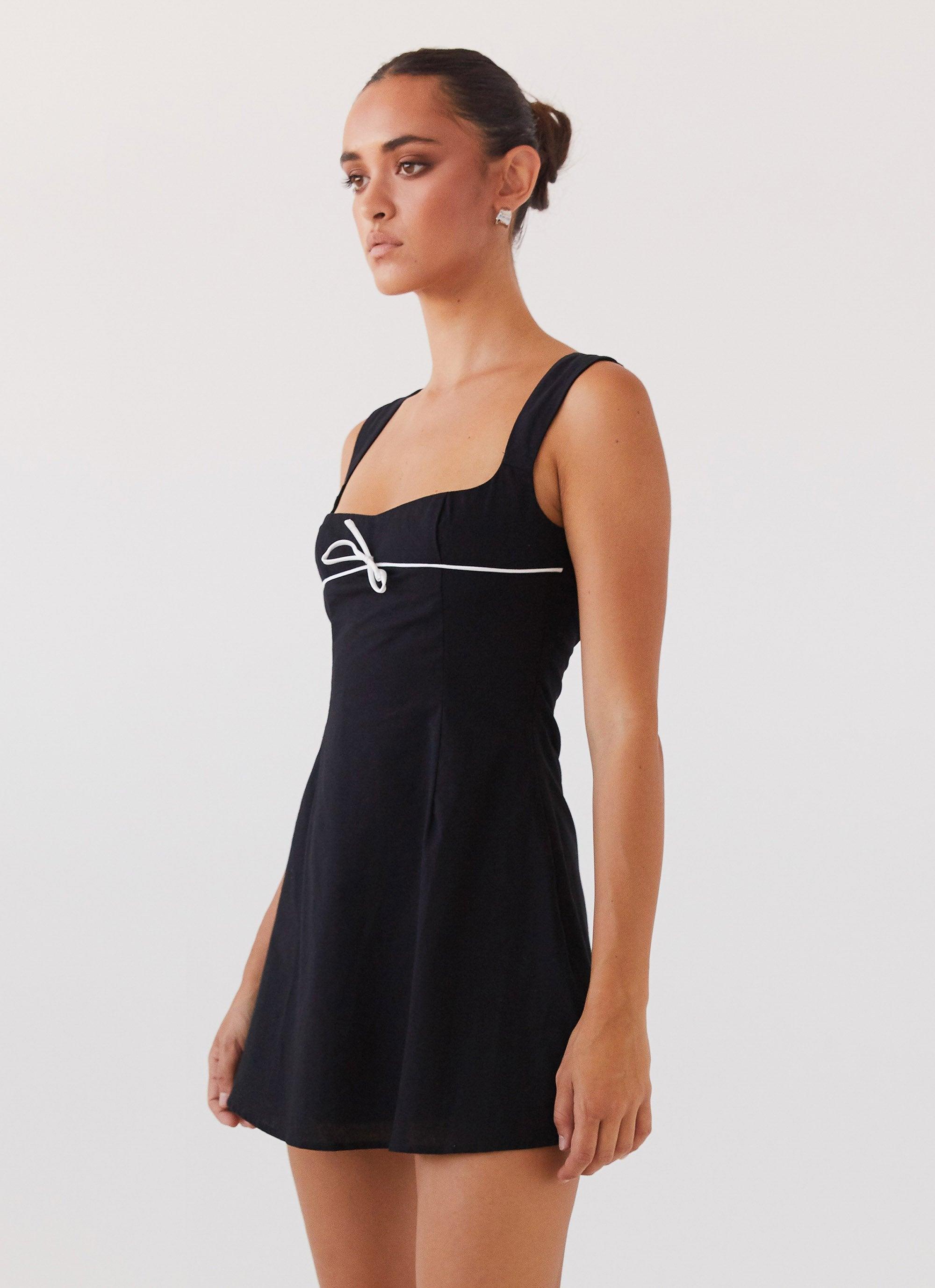 Cadence Mini Dress - Black Product Image