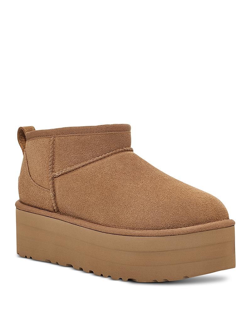 UGG Classic Ultra Mini Platform Suede Booties Product Image