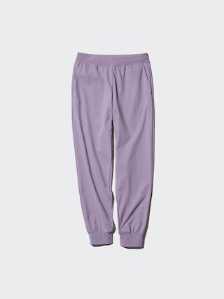 Womens Ultra Stretch Airism Jogger Pants with Quick-Drying Purple XL UNIQLO US Product Image