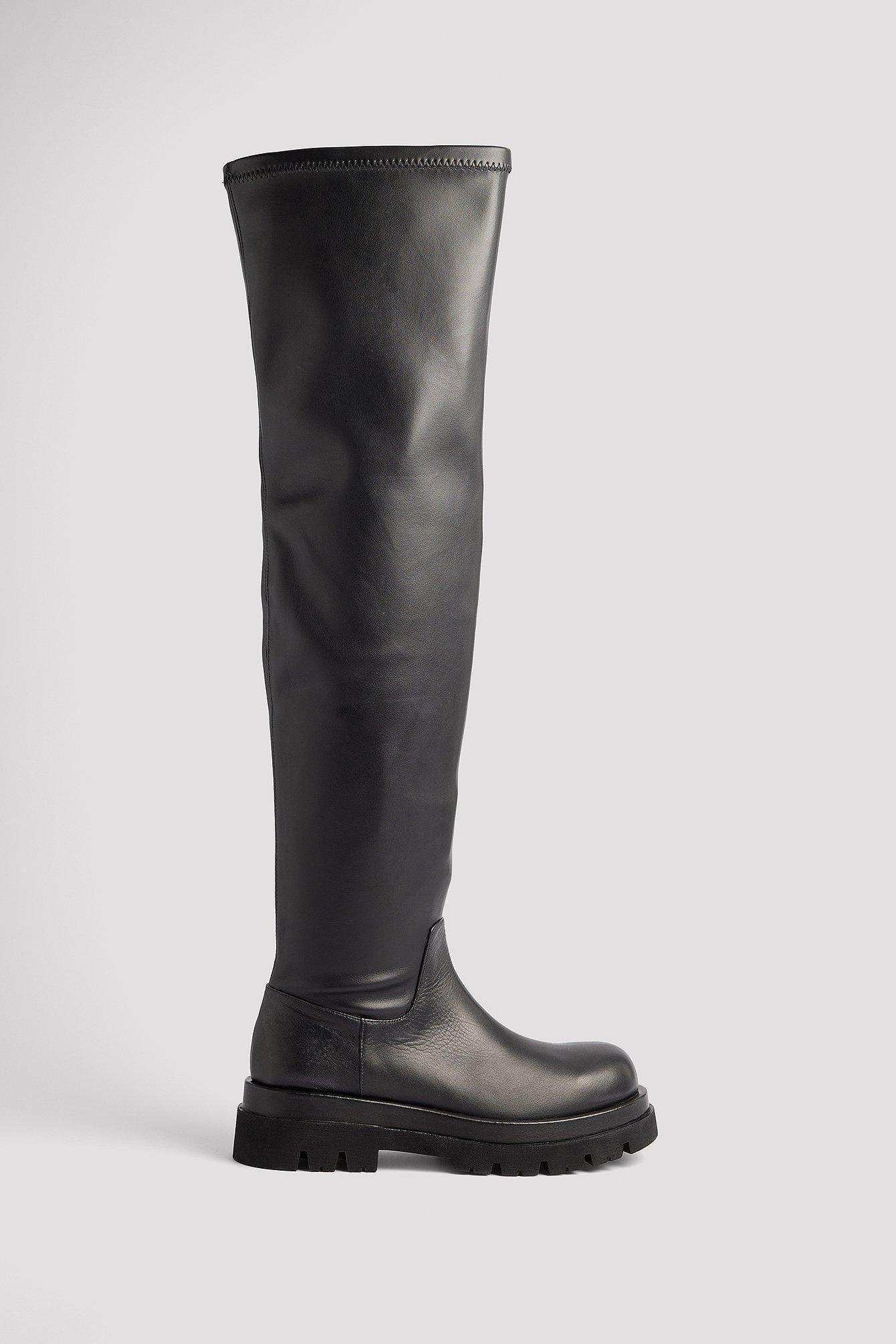 Chunky Overknee Boots Product Image