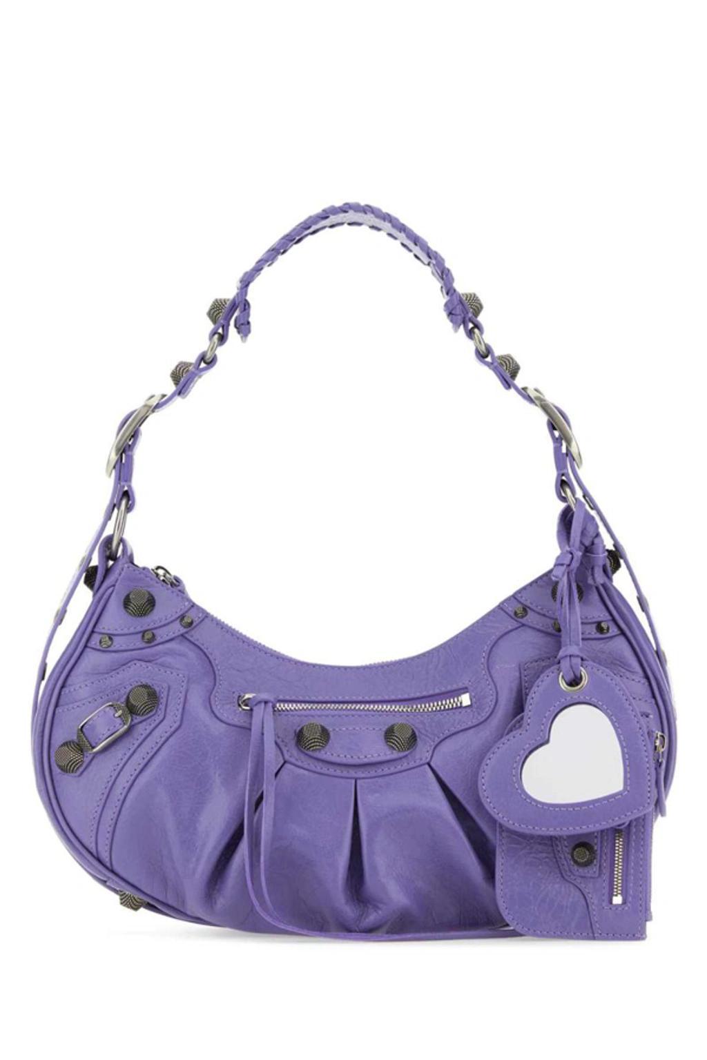 Handbags. In Purple Product Image