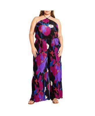 Plus Size Kira Print Jumpsuit Product Image