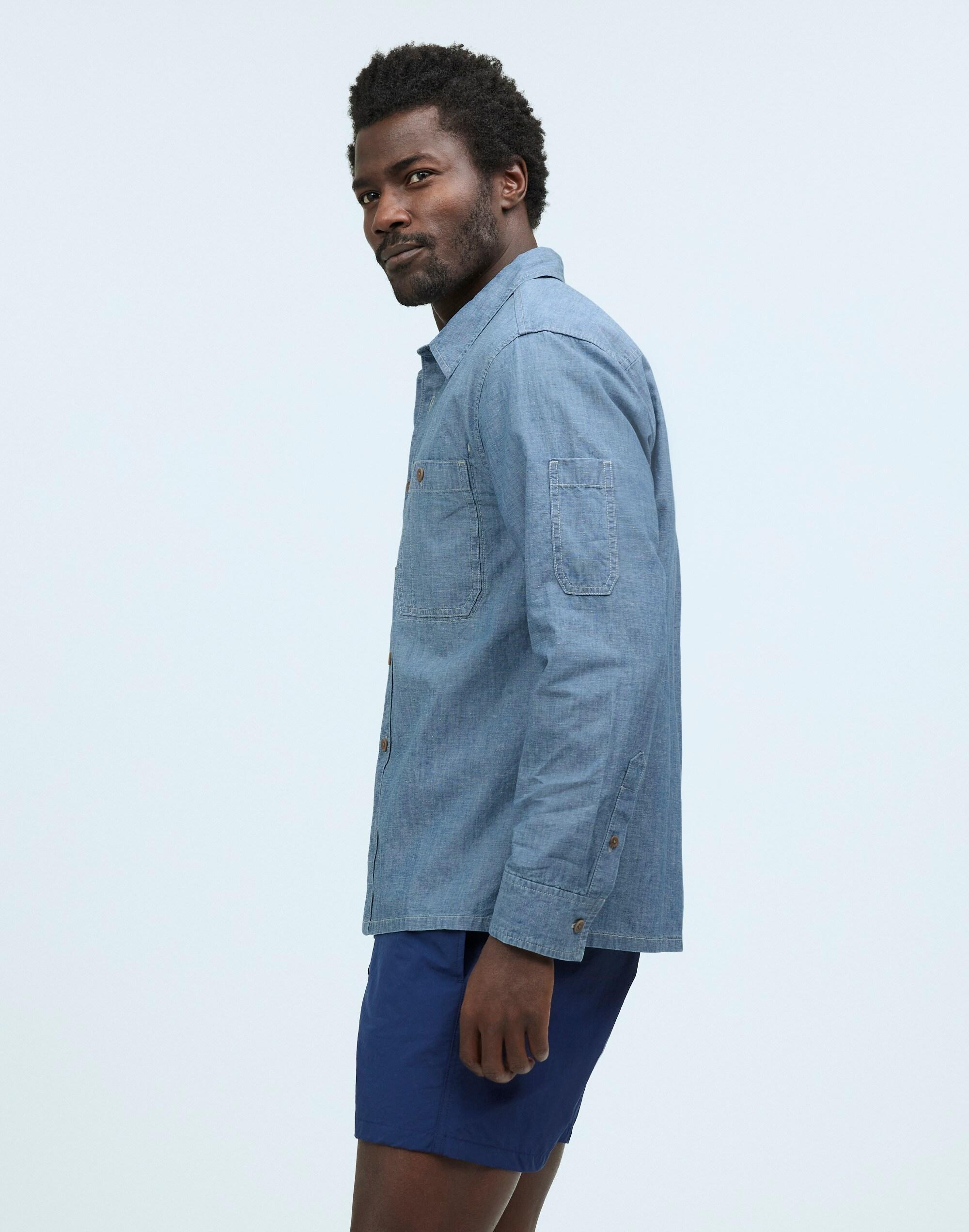 Madewell x William Ellery Chambray Button-Up Shirt Product Image