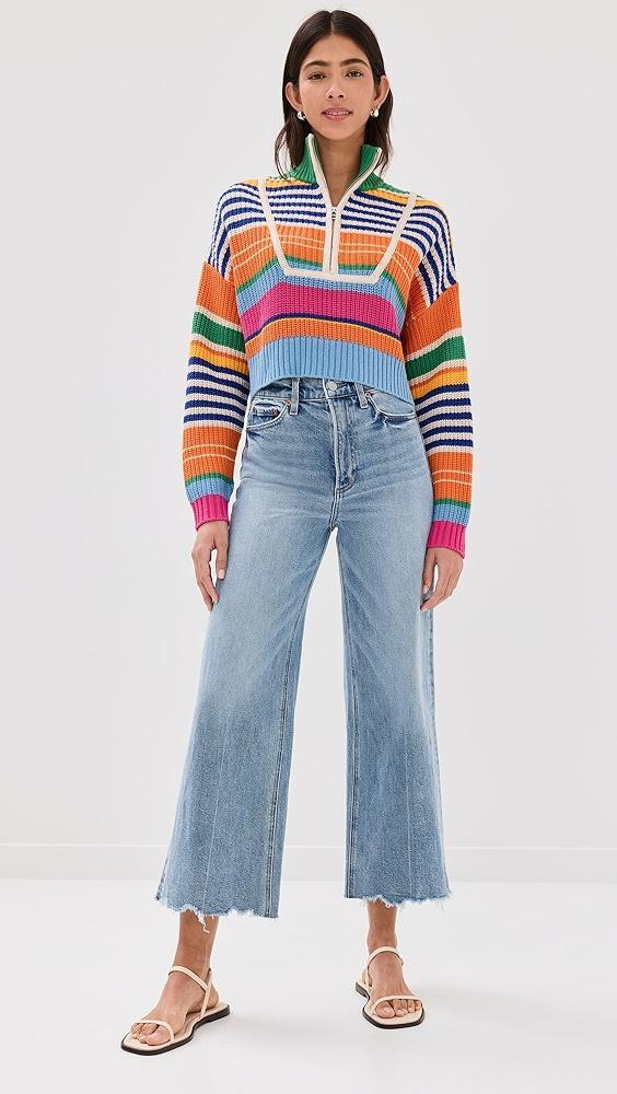 Pistola Denim Lana High Rise Ultra Wide Leg Jeans | Shopbop Product Image