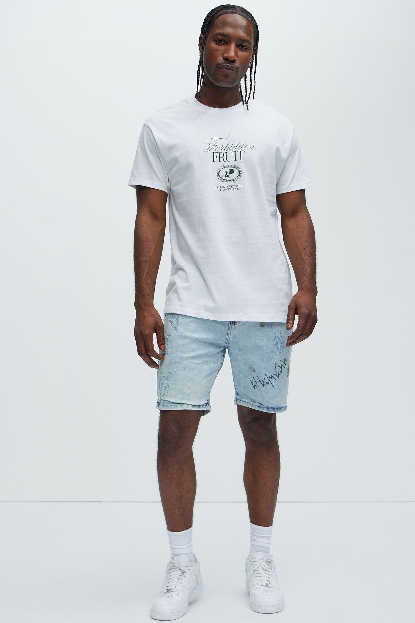 Forbidden Fruit Short Sleeve Tee - White Product Image