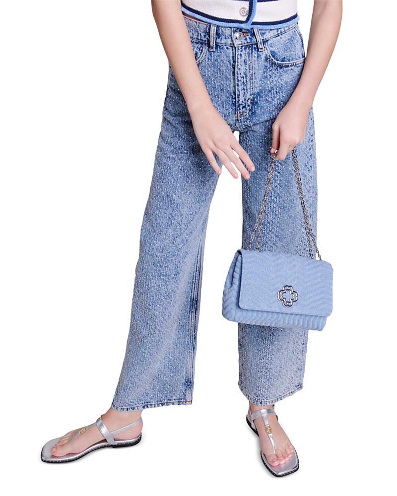 Womens Rhinestone Jeans Product Image