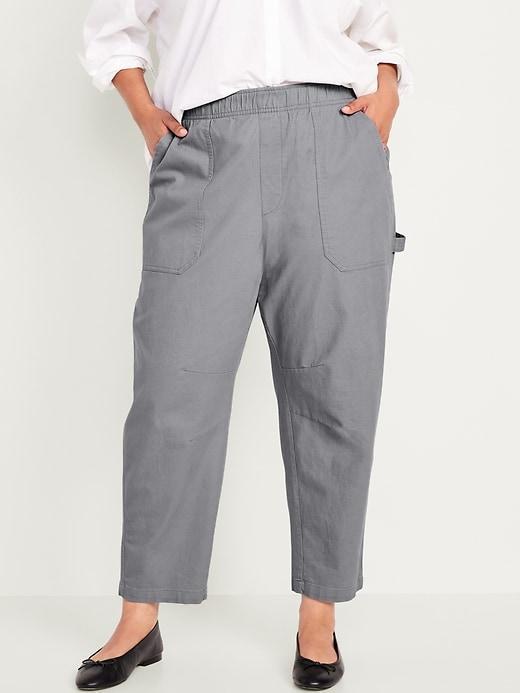 High-Waisted Pulla Utility Pants Product Image