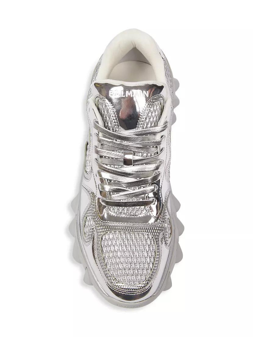 Mens B-East Mirror Leather Sneakers Product Image