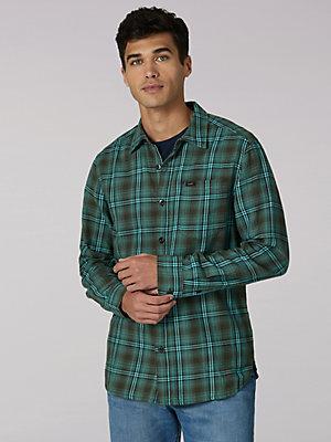 Men's Heritage All Purpose Plaid Button Down Shirt | Men's Tops | Lee® Product Image