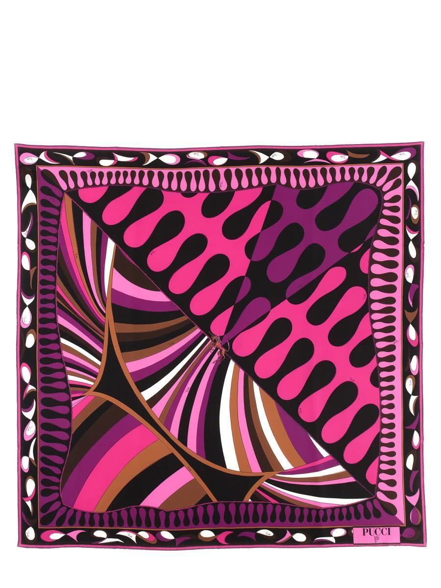 PUCCI Silk Scarf In Multicolour Product Image