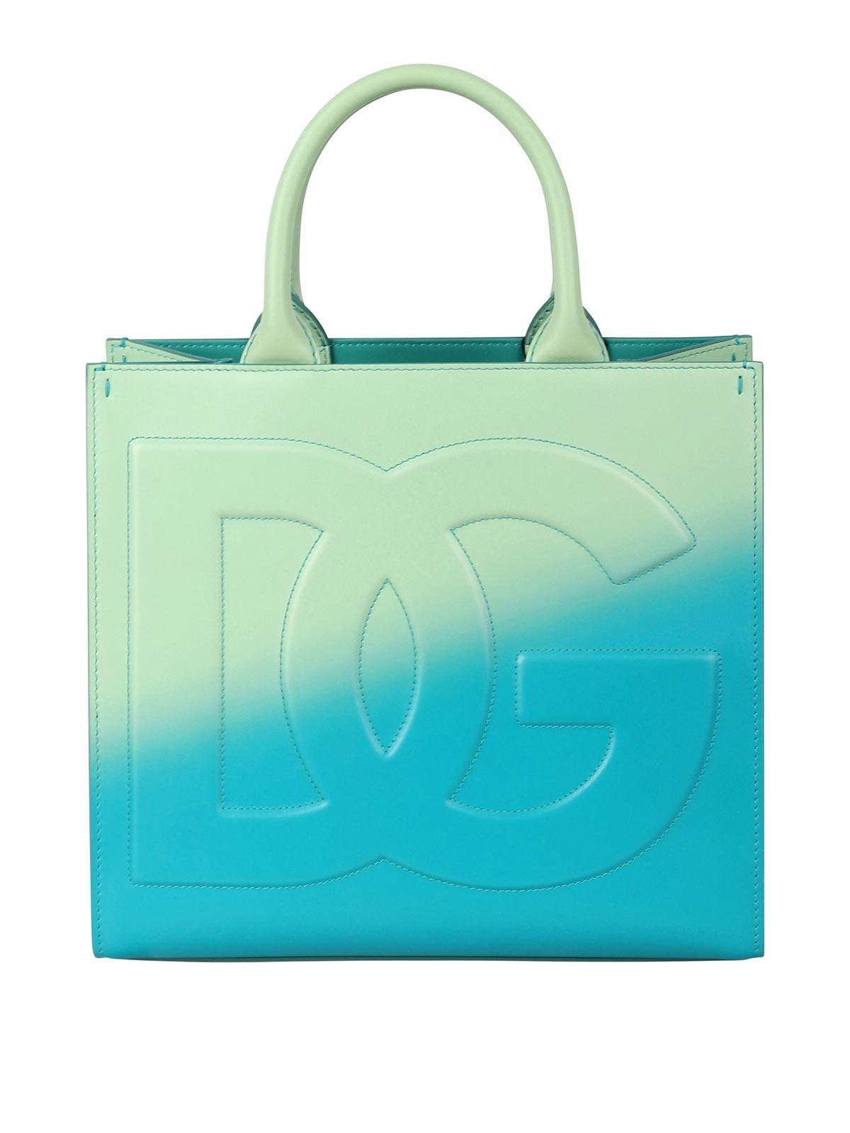 DOLCE & GABBANA Dg Daily Medium Tote Bag In Blue Product Image