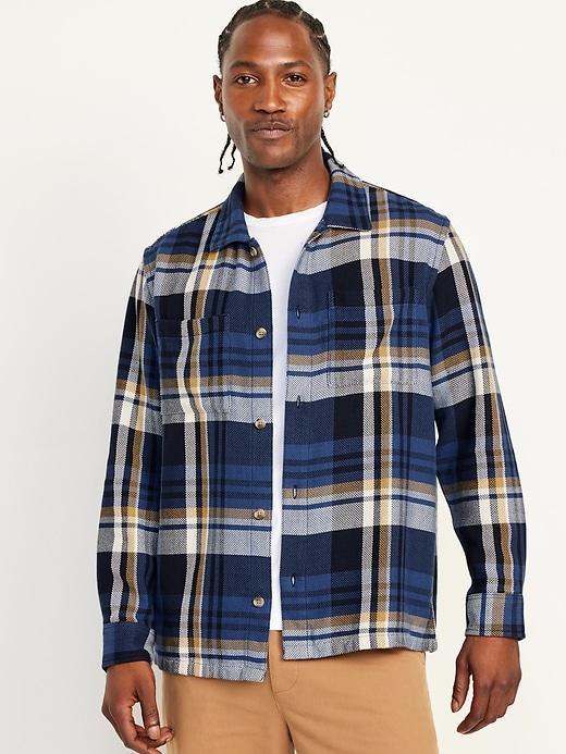 Heavyweight Plaid Flannel Shirt Product Image