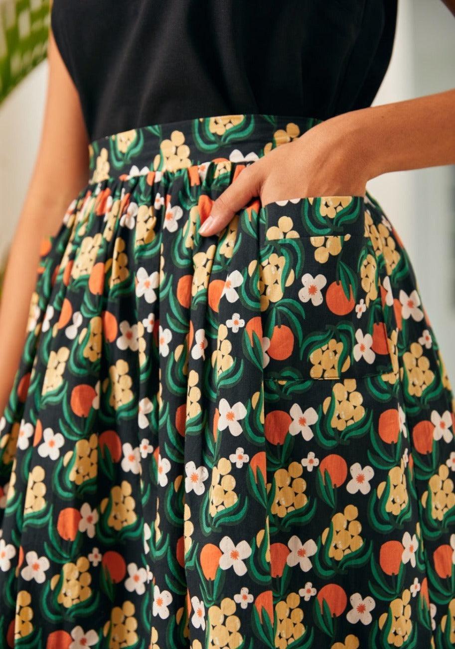 Ocean Breeze Midi Skirt Product Image