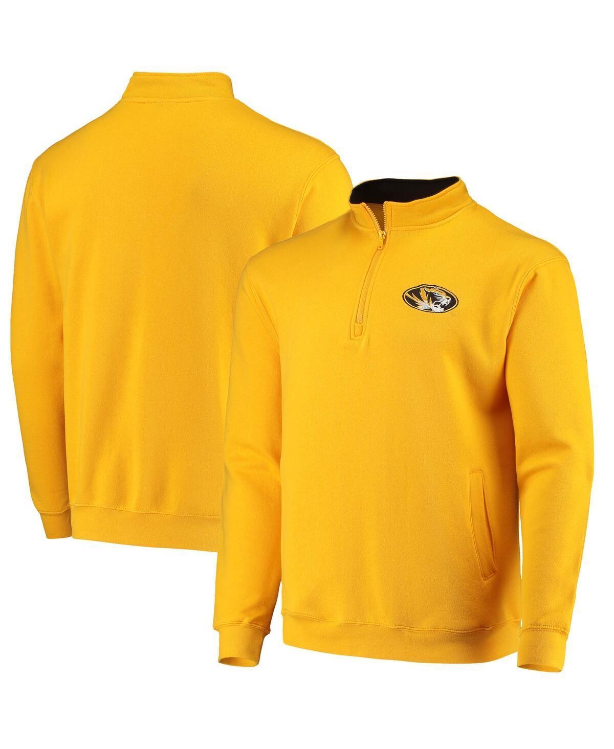 Mens Colosseum Gold Missouri Tigers Tortugas Logo Quarter-Zip Jacket Product Image