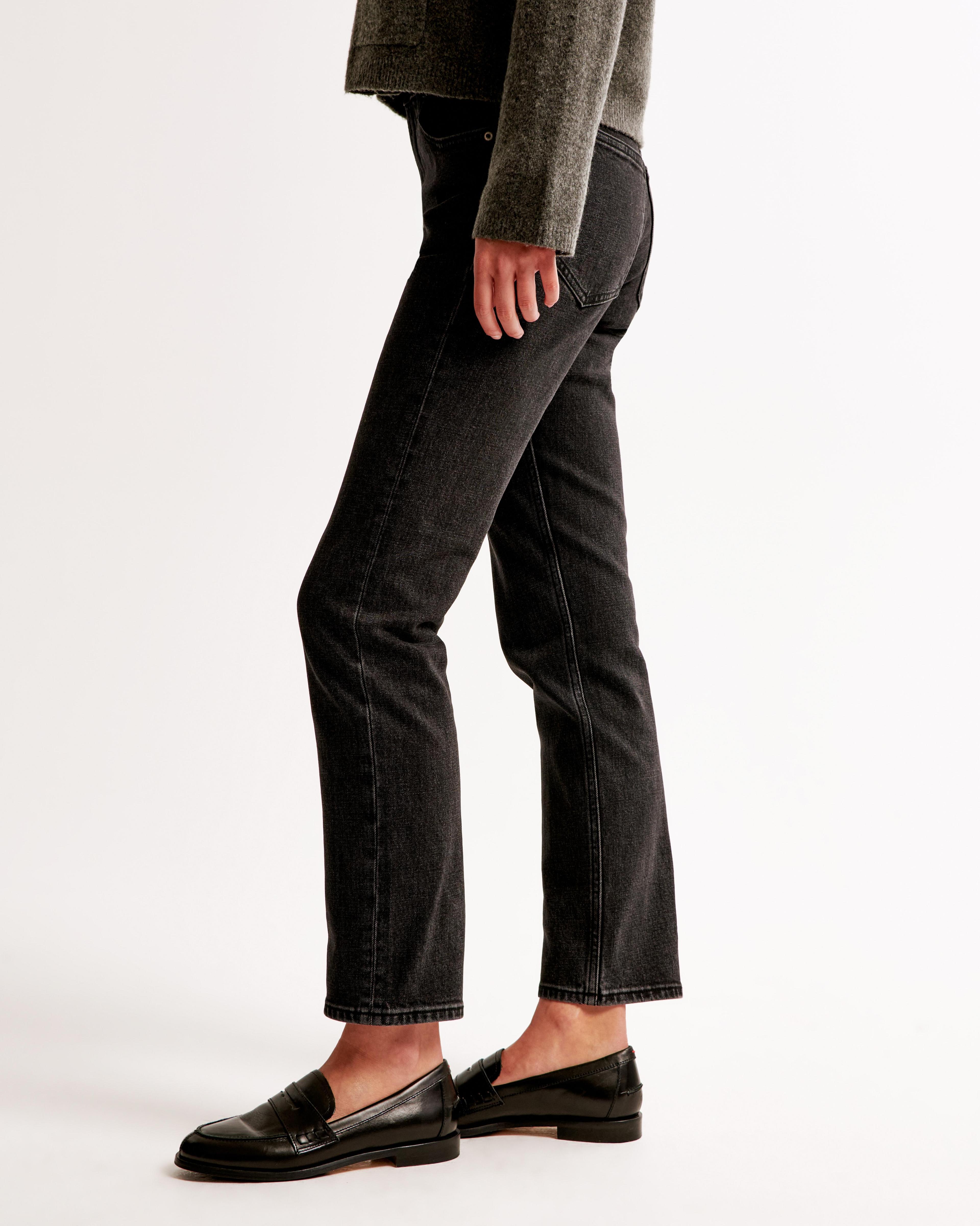 Ultra High Rise Ankle Straight Jean Product Image