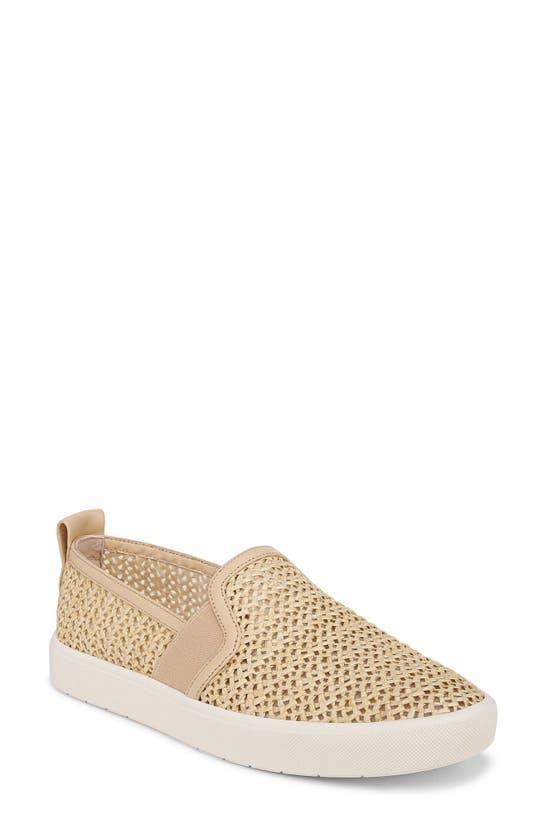 Women's Blair Raffia Slip On Sneakers In Beige Product Image