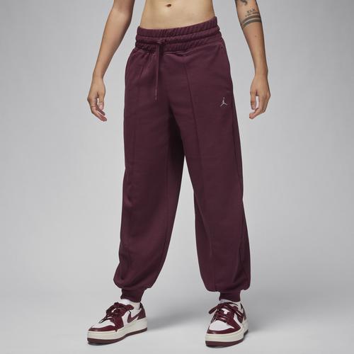 Jordan Womens Jordan SPT Fleece GFX Pant - Womens Night Maroon/Stealth Product Image