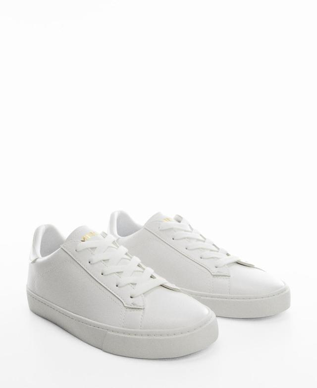 Mango Womens Lace-Up Sneakers Product Image