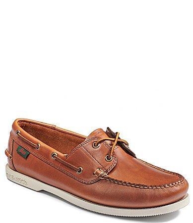 G.H. Bass Mens Hampton Leather Boat Shoes Product Image