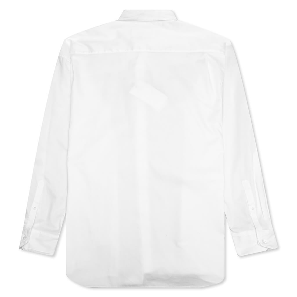 Long Cotton Shirt - White Male Product Image