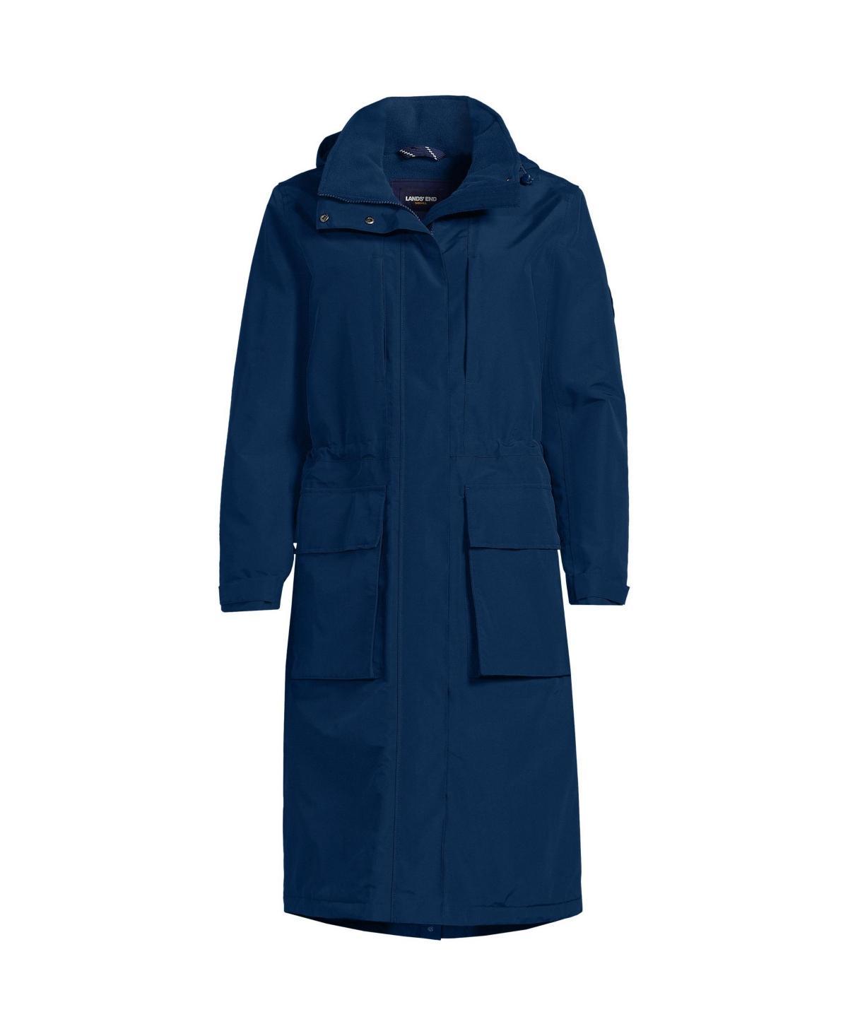 Womens Tall Lands End Squall Waterproof Insulated Winter Stadium Maxi Coat Product Image