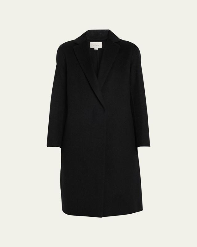 Classic Straight Wool-Blend Coat Product Image