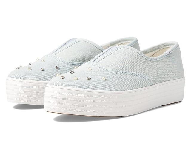 Keds Point Slip On (Denim Canvas) Women's Shoes Product Image